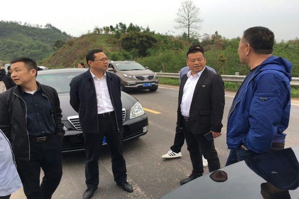 4.14蓮都區(qū)領(lǐng)導(dǎo)赴現(xiàn)場(chǎng)調(diào)研，關(guān)心支持公司發(fā)展后勁